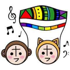 [LINEスタンプ] ポンヌフとプーヤン1