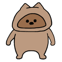 [LINEスタンプ] たぬきのぽん太の日常スタンプ