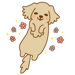 [LINEスタンプ] もふもふミニチュアダックスちゃん