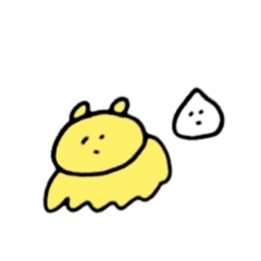 [LINEスタンプ] しっぽを探す犬と生クリーム