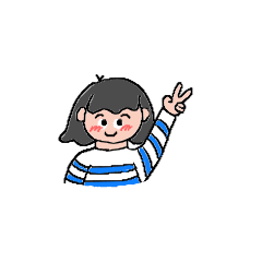 [LINEスタンプ] ミディアムヘアの女の子