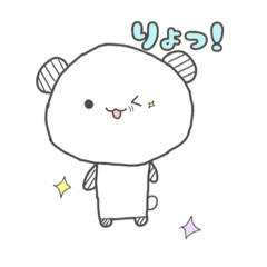[LINEスタンプ] ぱんだのましゅまろ ーゆる～い日常ー