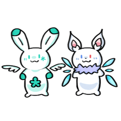[LINEスタンプ] はねうさぎ