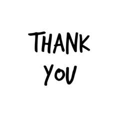 [LINEスタンプ] カフェ文字風＊シンプル英語