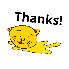 [LINEスタンプ] English cat stamps