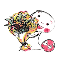 [LINEスタンプ] 時々手が出るオタマジャクシ<日常編＞
