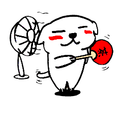 [LINEスタンプ] ワンさん～やるきない犬シリーズ。