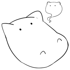 [LINEスタンプ] いつも無愛想な猫