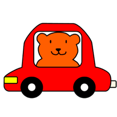 [LINEスタンプ] のりものくまさん