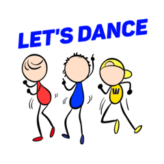 [LINEスタンプ] ダンススタジオ ウースター 01