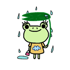 [LINEスタンプ] カエルのセイカツ
