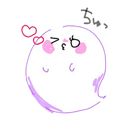 [LINEスタンプ] 使いまわしおばけちゃん