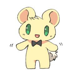 [LINEスタンプ] 元気いっぱいまるい耳のいきもの