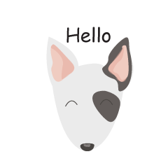[LINEスタンプ] かわいい犬2