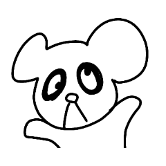 [LINEスタンプ] パンダもどき