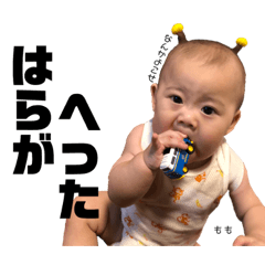 [LINEスタンプ] ももちゃんの素がでちゃってるんだ