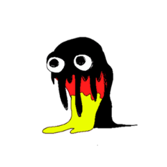[LINEスタンプ] 使い勝手がよく分からないモンスター