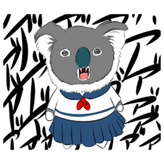 [LINEスタンプ] 野生のコアラ