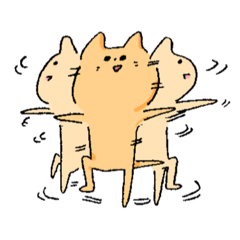 [LINEスタンプ] 風吹けば ねこの画像（メイン）