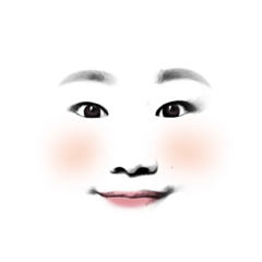 [LINEスタンプ] 白塗りじんぼ