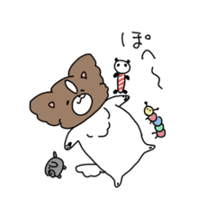 [LINEスタンプ] パピヨンのチロル