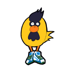 [LINEスタンプ] Yellow Birdz ワイチキ君