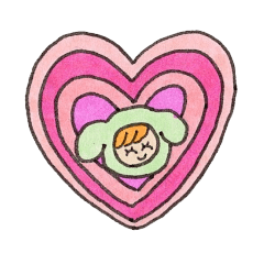 [LINEスタンプ] カラフルな いぬたちの画像（メイン）