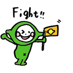 [LINEスタンプ] グリーンれもんちゃん