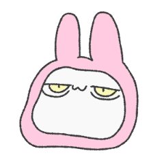 [LINEスタンプ] 可愛いうさぎねこ