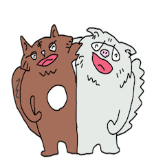 [LINEスタンプ] ぶぶたんとジャンボ