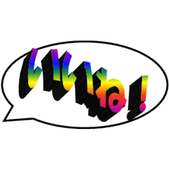 [LINEスタンプ] 日常会話で使えるワードアートのスタンプ