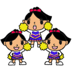 [LINEスタンプ] チアダンス部