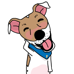 [LINEスタンプ] ぷよ ジャック ラッセル テリア犬 アニメ 2の画像（メイン）