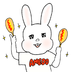 [LINEスタンプ] EBI ＆ KEMUSHI / AMEDO