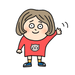 [LINEスタンプ] ニャ子