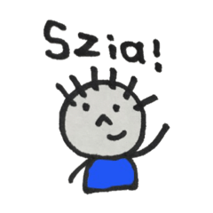 [LINEスタンプ] ハンガリーの少年のスタンプ