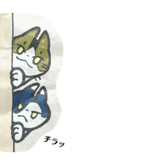 [LINEスタンプ] きょうだい猫