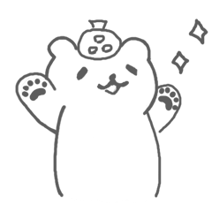 [LINEスタンプ] 暑さに弱いシロクマスタンプ