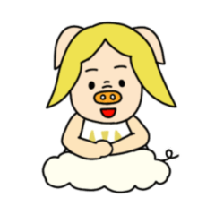 [LINEスタンプ] 三匹の子むすめ 〜末っ子〜