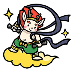 [LINEスタンプ] 雷神らいたん【風神雷神のこどもたち】