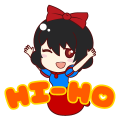 [LINEスタンプ] 白雪姫のコミカルスタンプ