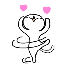 [LINEスタンプ] 癒しのネコ とうふ パート2