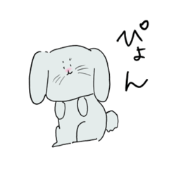 [LINEスタンプ] 関西弁のたれれれうさぎ