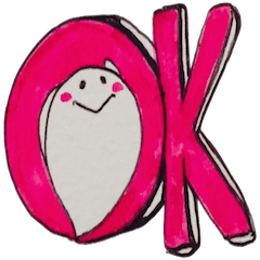 [LINEスタンプ] 文字おばけ