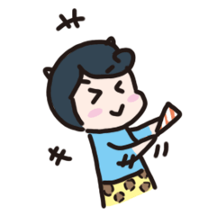 [LINEスタンプ] 青鬼そいそい(文字なし)