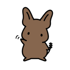 [LINEスタンプ] ちびデグー