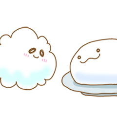 [LINEスタンプ] もこもこともちもち