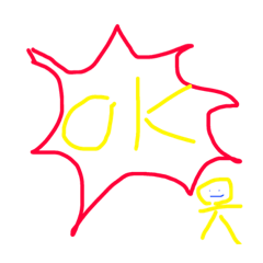 [LINEスタンプ] 使える普通のスタンプ シンプルすぎて、