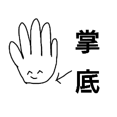[LINEスタンプ] 掌底スタンプ