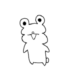 [LINEスタンプ] カエルネコ